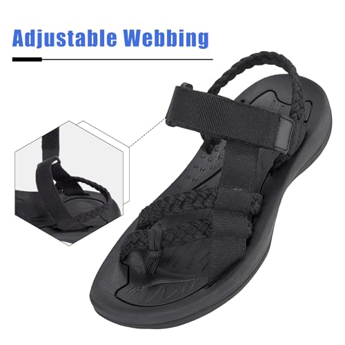 CAMEL CROWN Women's Hiking Sandals Comfortable Walking Sandals for Women Flip Flop Sandals Athletic Sport Sandals