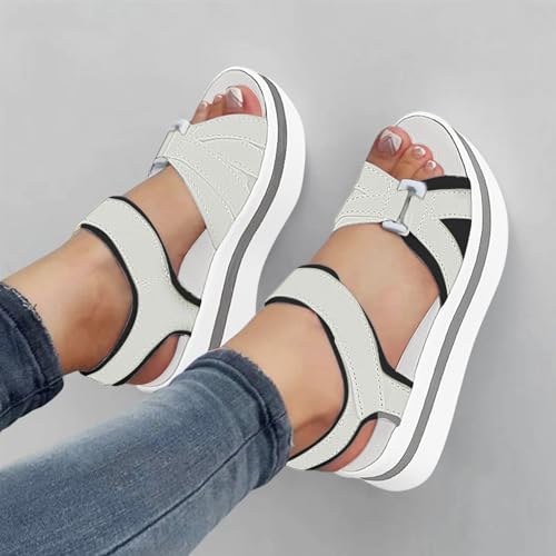 Sport Sandals for Women Arch Support Orthopedic Walking Sandals Ladies Recovery Sport Thick Athletic Hiking Outdoor Active Summer Dressy Diabetic Sandals for Plantar Fasciitis