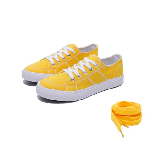 EMMA NEW YORK Sneakers for Women Fashion Sneakers Tennis Shoes Women Sneakers Tenis para Mujeres Womens Shoe Sneakers Women's Sneakers, Yellow