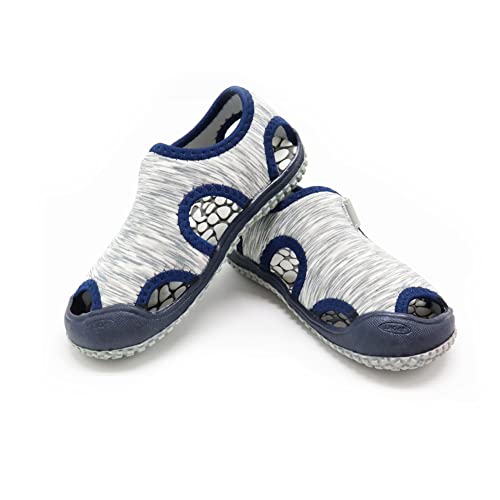 Zyernar Boys Girls Sport Sandals,Kids Closed-Toe Water Sandals Toddler Summer Sandals(Grey