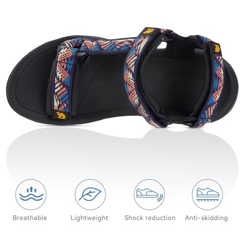 CAMEL CROWN Waterproof Hiking Sandals Women Arch Support Sport Sandals Comfortable Walking Water Sandals for Beach Travel Athletic