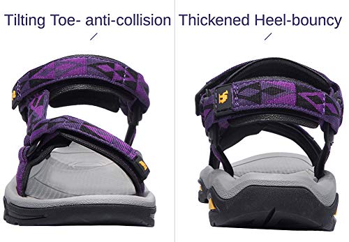 CAMEL CROWN Waterproof Hiking Sandals Women Arch Support Sport Sandals Comfortable Walking Water Sandals for Beach Travel Athletic
