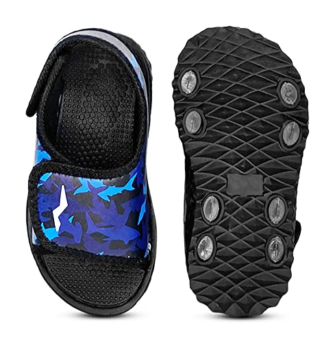 NORTY Toddler Sandals - Comfortable Girls' and Boys' Sandals for Kids - Unisex Toddler Kids' Sandals - Adjustable Sport Strap - Sharks