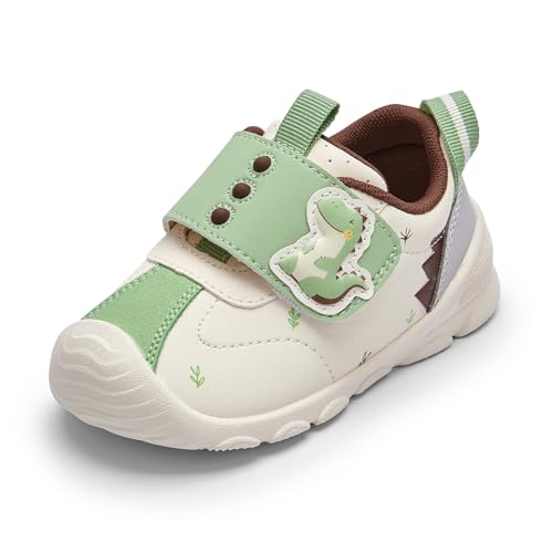 Balabala Toddler Girl Sneakers Walking Shoes Toddler Boy Sneakers Baby Sneakers Running Shoes Lightweight Slip on Sneakers Green
