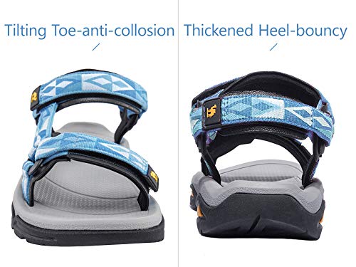 CAMEL CROWN Waterproof Hiking Sandals Women Arch Support Sport Sandals Comfortable Walking Water Sandals for Beach Travel Athletic